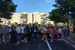 Opere di urbanizzazione per case dell'Ater: taglio del nastro in via Edoardo Facchini