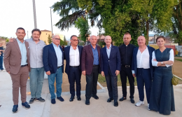 La piazza delle inaugurazioni