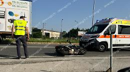 Incidente fra un'auto e una moto sulla Monti Lepini. Soccorsi sul posto