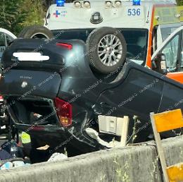 Incidente sulla superstrada Sora-Ferentino. Scontro tra auto e moto