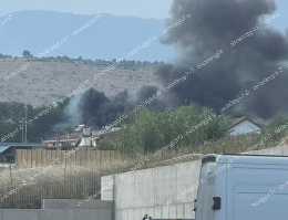 Paura sulla superstrada Sora-Ferentino. Autotreno in fiamme