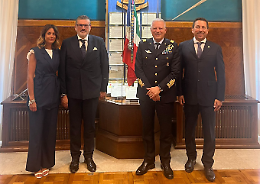 Gianluca Quadrini  in visita istituzionale dal Capo di Stato Maggiore dell'Aeronautica