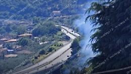 Ciociaria nella morsa degli incendi. Vigili del fuoco in azione