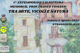 Strangolagalli si tinge d'arte: il 2 agosto la Prima Estemporanea di Pittura