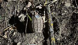 Bomba a mano sul ciglio della strada: intervengono gli artificieri