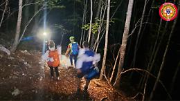 Il Soccorso Alpino salva due giovani escursionisti 