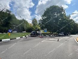 Ciclista investito. Arriva l'eliambulanza