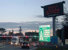 Autostrada, chiuso per una notte il tratto tra Anagni e Colleferro