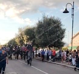 A Roccasecca la Fanfara del quarto Reggimento Carabinieri a cavallo