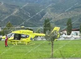 Cade dal quad: quindicenne trasferito a Roma in eliambulanza