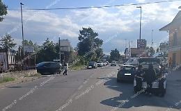 Incidente tra due auto lungo la Sr 155. Due i feriti