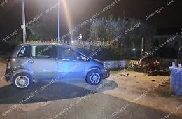 Incidente tra un'auto e un quad: due giovani in ospedale