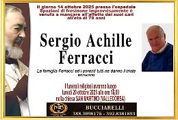 Lunedì l'ultimo saluto a Sergio Ferracci
