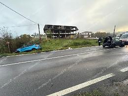 Incidente lungo la via Casilina: tre le auto coinvolte 