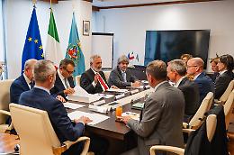 Incontro tra Francesco Rocca e il vicepresidente di Novo Nordisk 