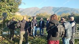 La Rai indaga sulla schiuma nel fiume Fibreno