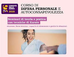 Via al corso gratuito di difesa personale