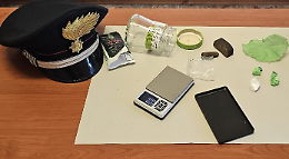 Detenzione di hashish e cocaina: arrestato un uomo di 27 anni 