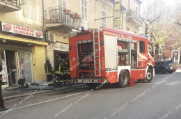 Incendio alla libreria Minerva forse per un corto circuito