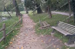 Vandali al laghetto di San Giorgio: panchine e staccionate distrutte