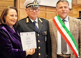 Diploma di pilota di drone per il vice ispettore Filippo Volante