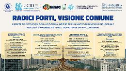"Imprese e istituzioni per un nuovo umanesimo industriale”: il convegno in programma il 26 novembre