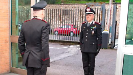 Visita del comandante dei carabinieri del Lazio alla Compagnia di Anagni