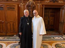 Montecassino, professione monastica temporanea del novizio Francesco Attademo