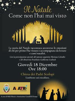 Un Natale come non l'hai mai visto. L'appuntamento nella Chiesa dei Padri Scolopi