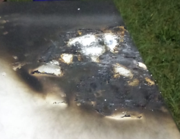 Autovelox in fiamme sulla Cassino-Formia