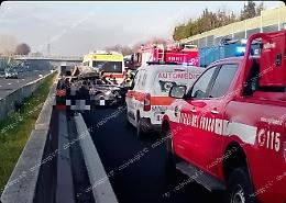 Incidente in A1, autista indagato