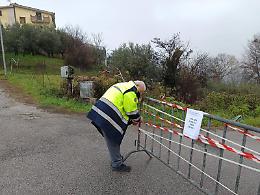 Frane e smottamenti dovuti al maltempo