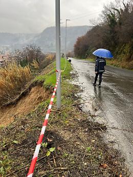 Isola del Liri, frana il terreno in localit&agrave; Capitino