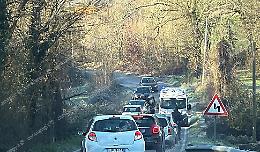 Scontro sulla provinciale 14. Soccorsi sul posto