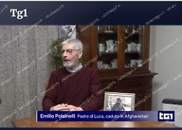 Caduti in Afghanistan: al Tg1 il ricordo del sorano Luca Polsinelli