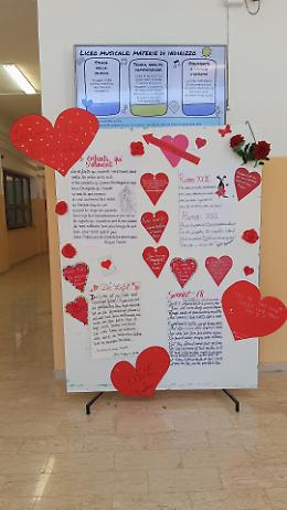 Gli studenti del liceo Varrone festeggiano San Valentino