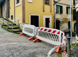 Frana, chiusa via Ciamarra