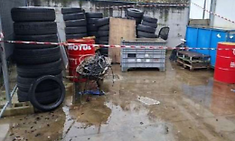 Raffica di violazioni su ambiente e sicurezza: sospesa un'autofficina
