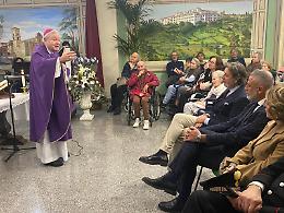 Monsignor Santo Marcian&ograve; in visita all'INI Citt&agrave; Bianca