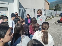 Il campione di nuoto Massimiliano Rosolino incontra i ragazzi delle scuole