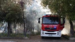 Frosinone, prende fuoco un canneto ai Cavoni. Vigili del fuoco sul posto