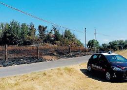 Anagni, incendio all'ex polveriera: è scattata la caccia al piromane