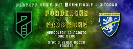 Si gioca la semifinale di ritorno, in campo Pordenone e Frosinone: 0-2