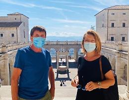 Un ospite d'eccezione oggi a Montecassino: Gianni Morandi 'turista speciale'