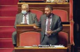 Il senatore Ruspandini attacca il Governo in aula: "Tante parole e zero fatti"
