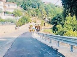 Strada crollata per il maltempo: lavori ultimati in entrambi i sensi