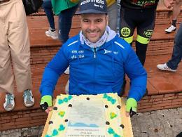 Ciclismo paralimpico, il monticiano Crispino non molla...e fa 91 in Ciociaria!