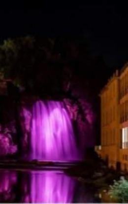 Isola Liri, Cascata Grande si tinge si rosa per la lotta contro i tumori