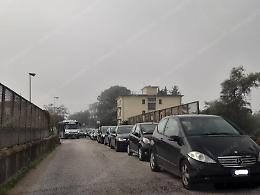 Cassino Coronavirus, file interminabili al drive in per i tamponi. Tanti i disagi