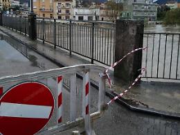 Pontecorvo, il fiume Liri è in piena e fa paura: chiuso il vecchio ponte